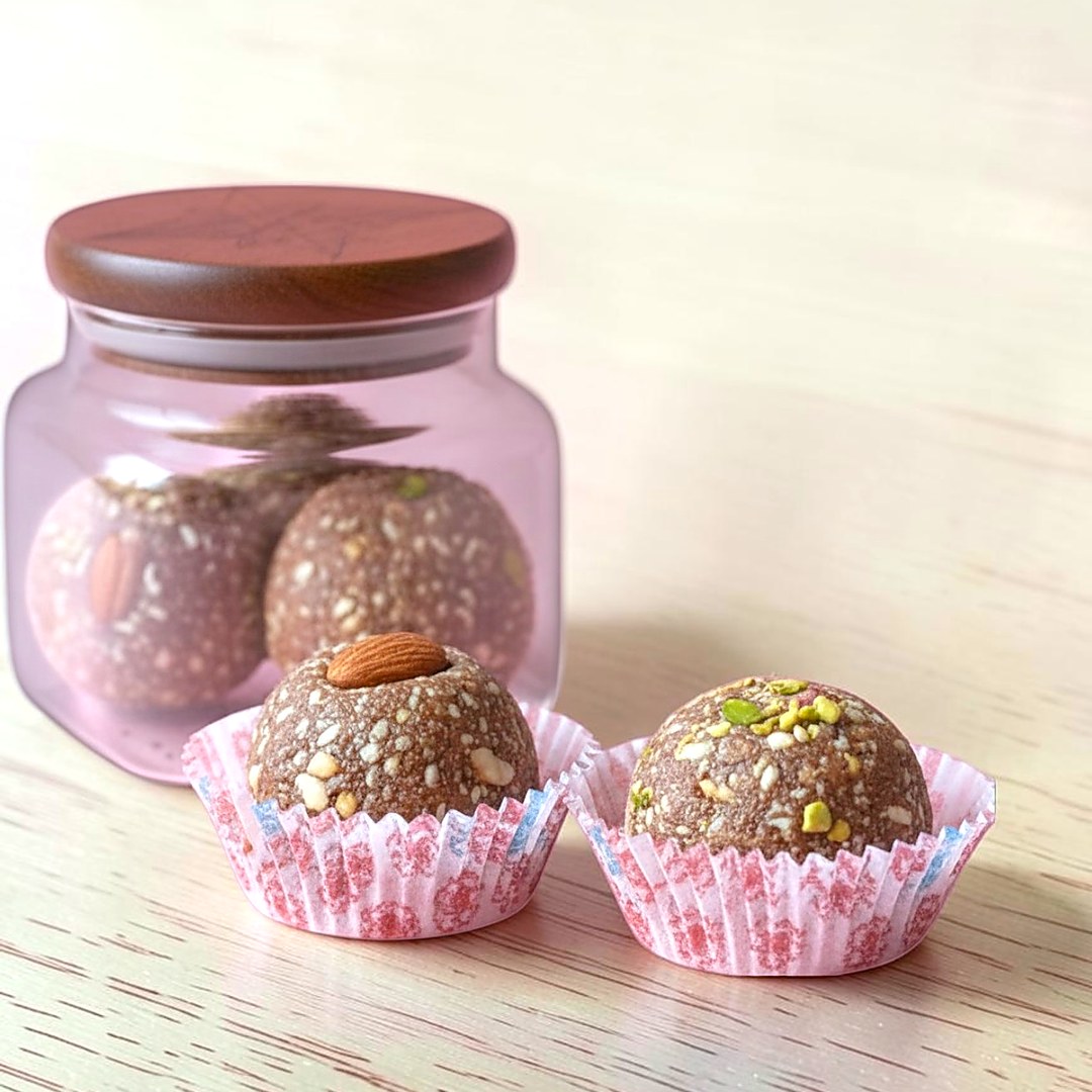 Dates & Nuts Laddoo — 500 g Jar